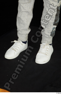 Timbo calf dressed grey joggers white sneakers 0002.jpg